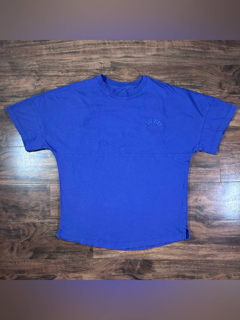 PINK Victoria's Secret Purple Short-Sleeve Tee